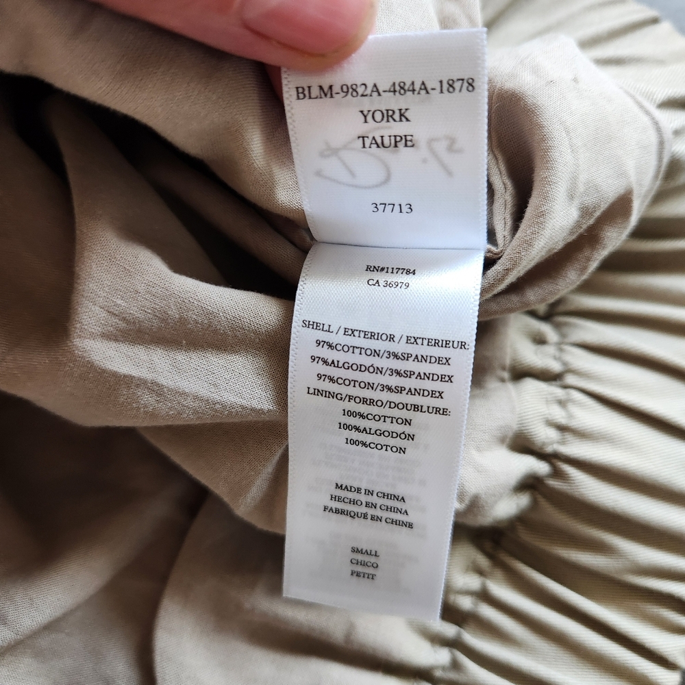 Rails York Zip Up Jacket Size XS NWT $288 Taupe - Picture 9 of 12